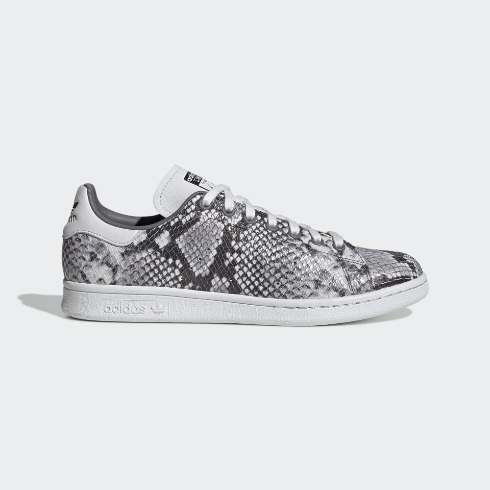 Adidas Men's Stan Smith Originals Shoes White/Grey/Black Ireland EH0151